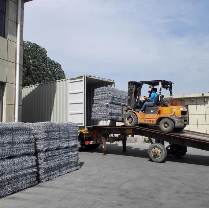 Factory price Alibaba China suppliers wire mesh stone cage gabion baskets