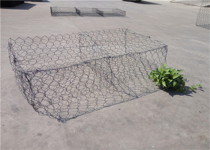 Hexagonal Metal Gabion Baskets Wear Resistant For Soil Erosion Protection
