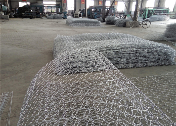 Hexagonal Metal Gabion Baskets Wear Resistant For Soil Erosion Protection