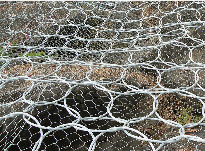 Steel Wire Ring Net - Chain Link or Hexagonal Wire Mesh Combination of slope protection