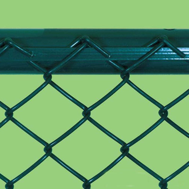 PVC Coated Chain Link Fence Mesh For Outdoor Basketball Court  With Many Color